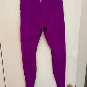Fuchsia lululemon 29’ full length leggings
